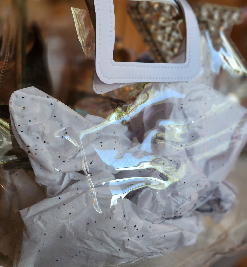 MARYTERE COLLECTION'S:MICHELLE CLEAR HANDBAG