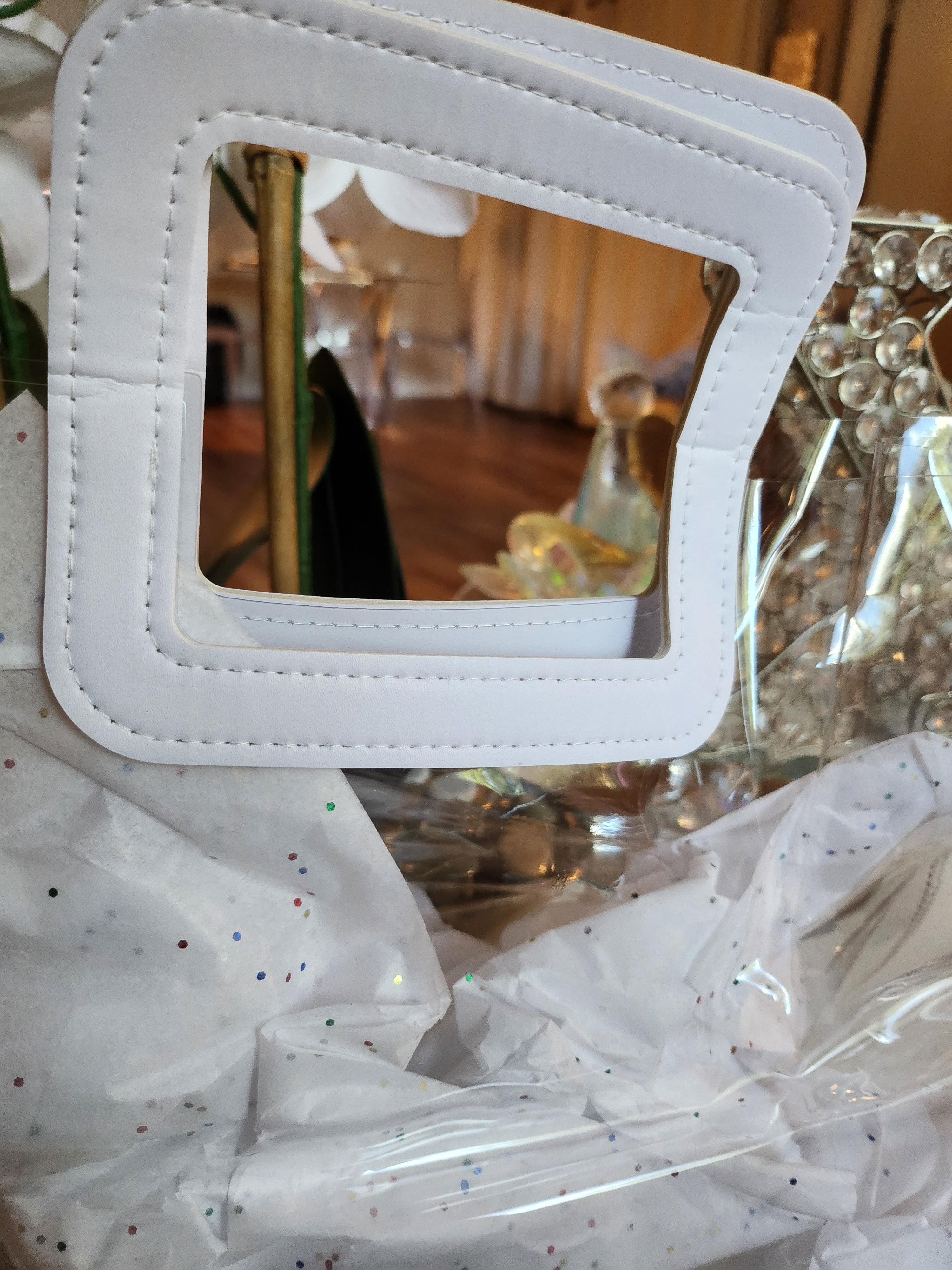 MARYTERE COLLECTION'S:MICHELLE CLEAR HANDBAG