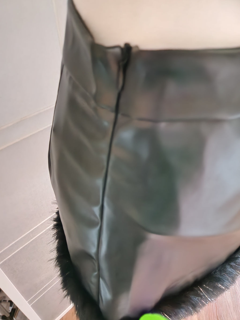 BEBERLY LEATHER SKIRT