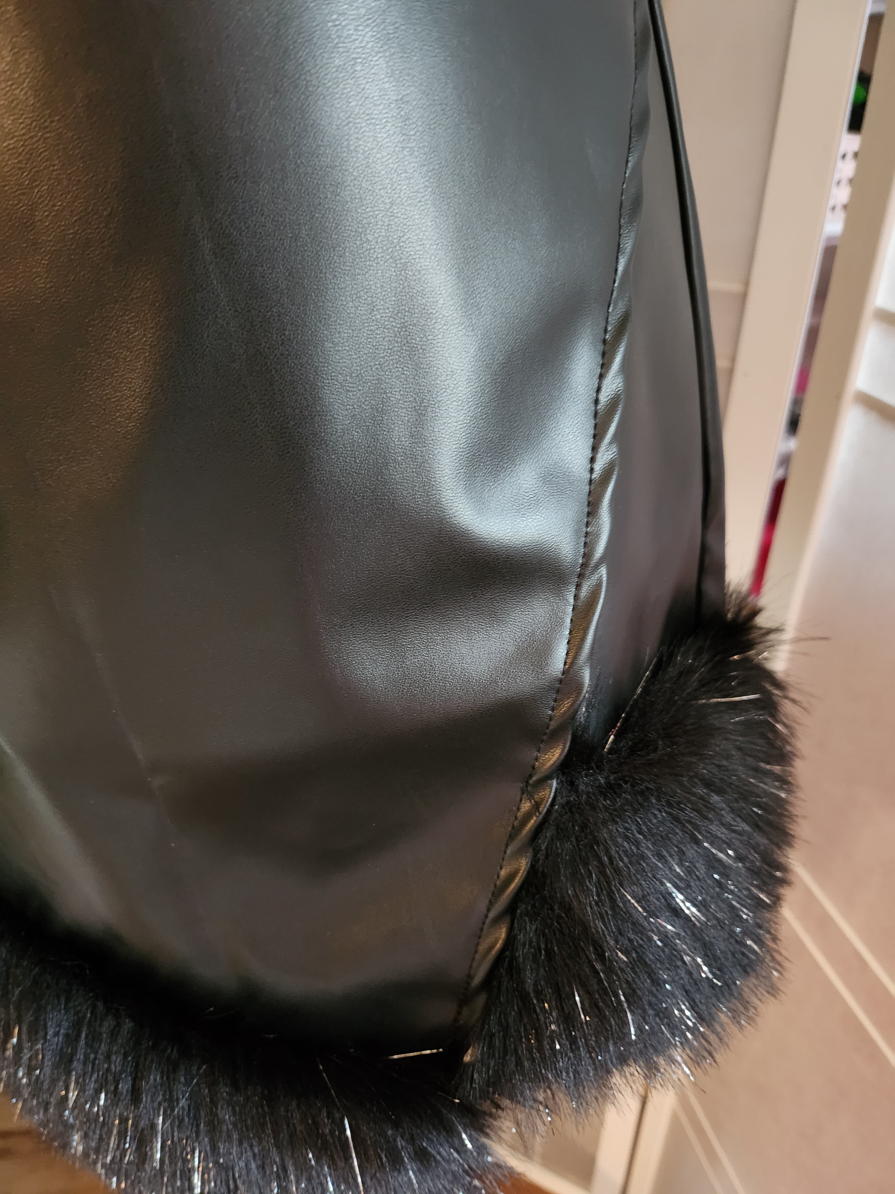 BEBERLY LEATHER SKIRT