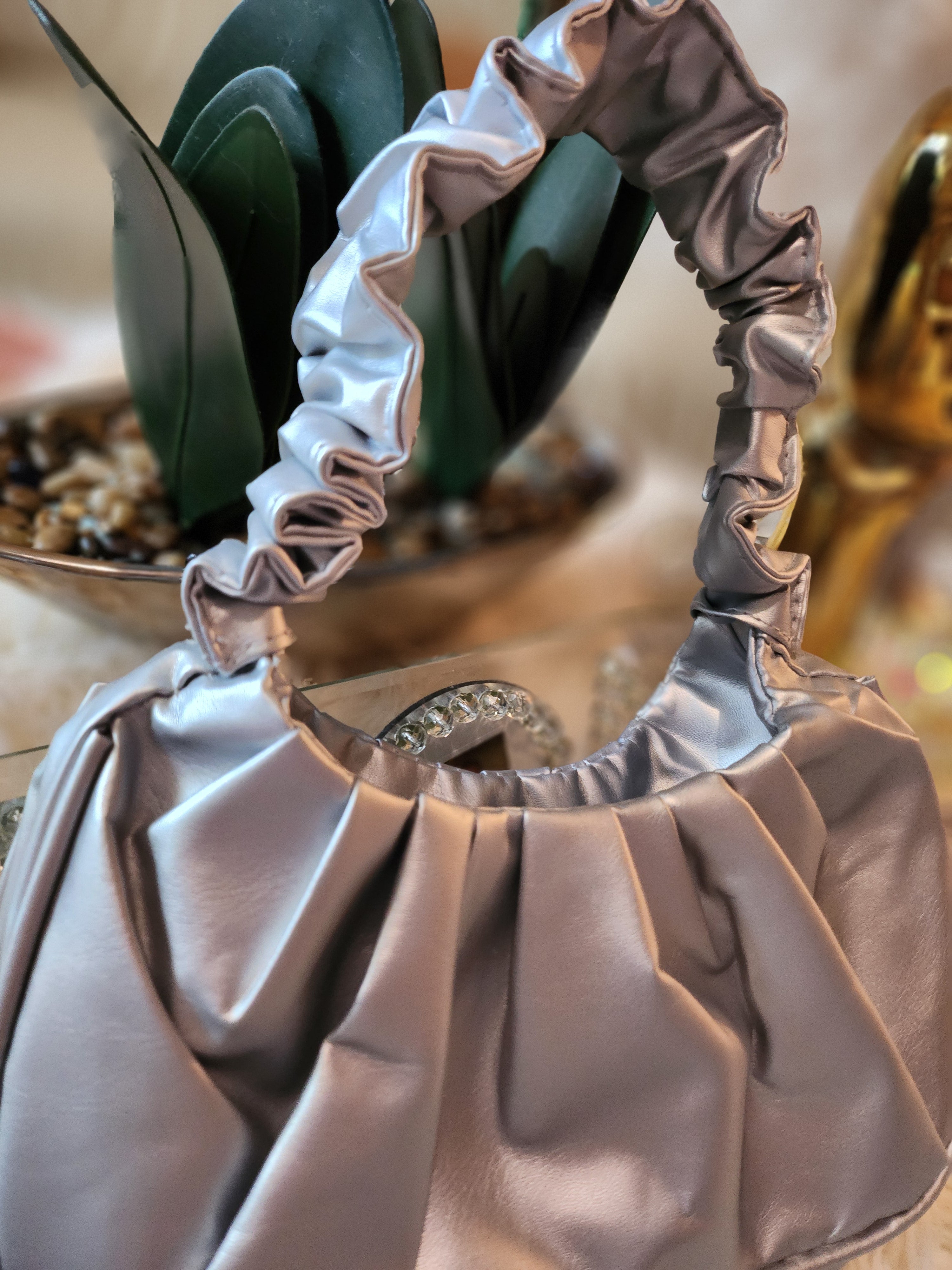 MARYTERE COLLECTION'S:Dorothy silver bag