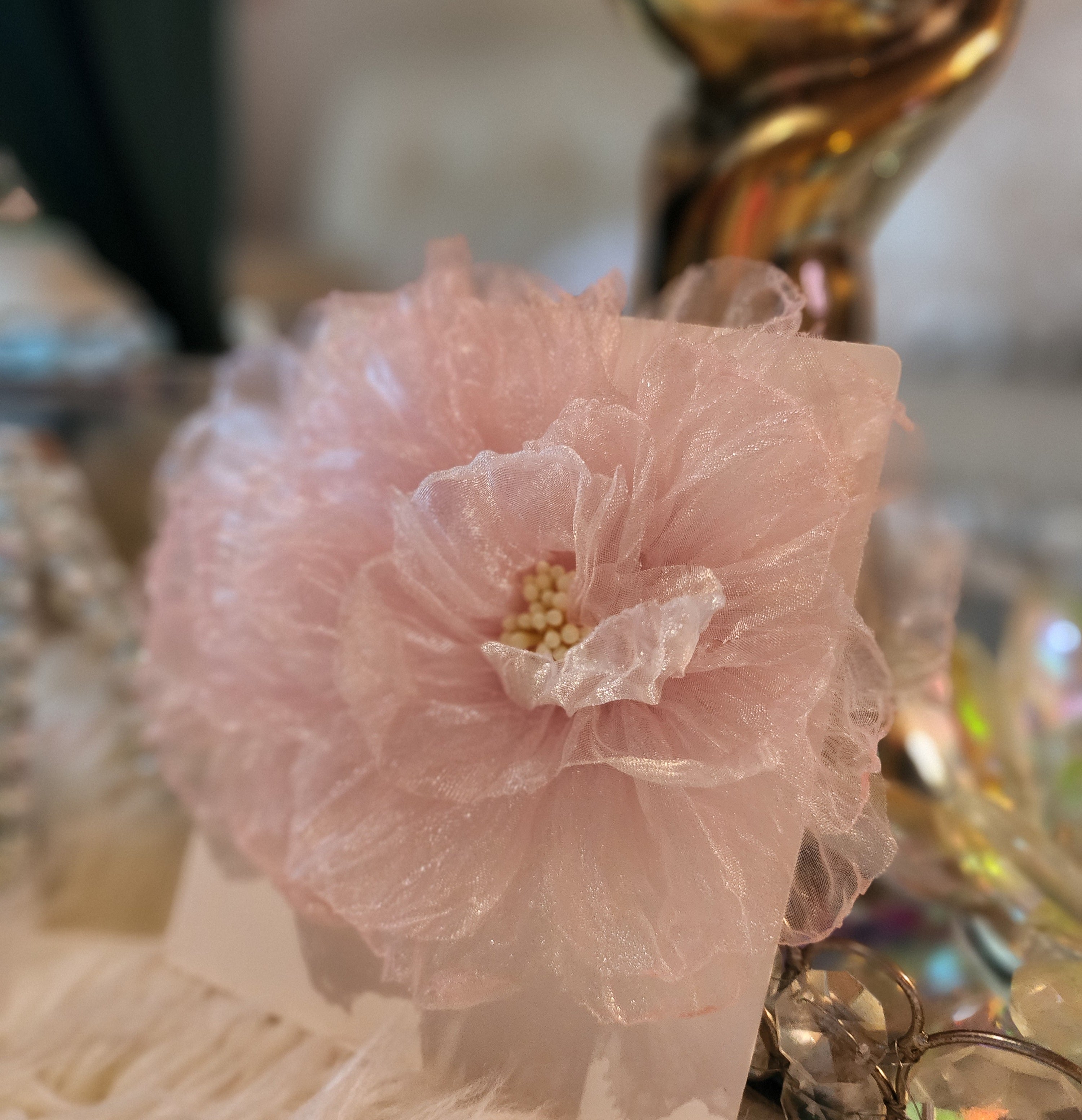 Pink Flowers Earrings