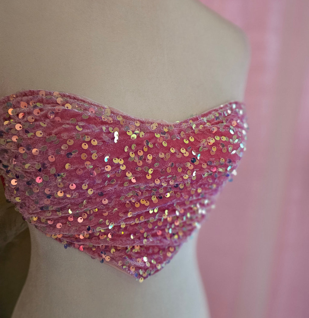 PINKY HEART CROP