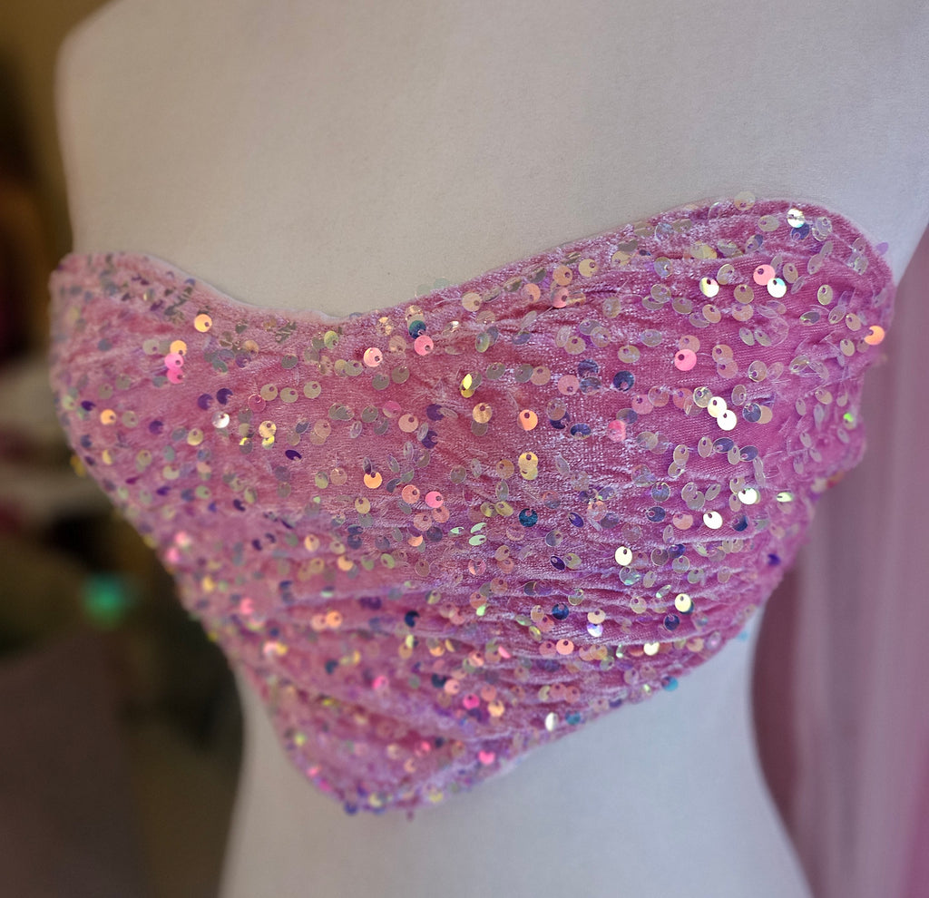 PINKY HEART CROP