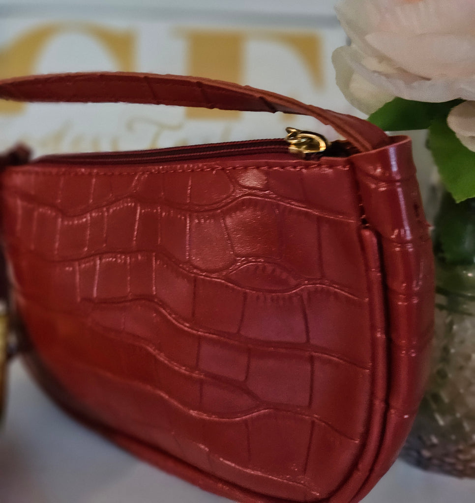 MARYTERE COLLECTIONS:Burgundy Purse