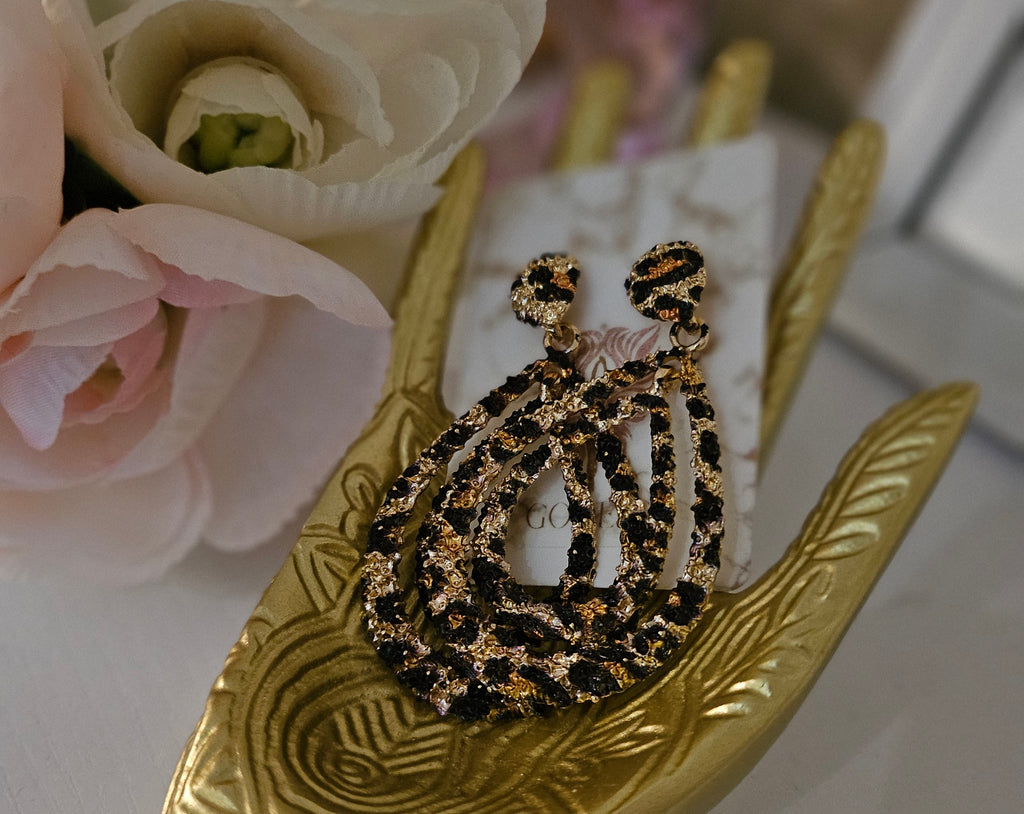 ANIMAL PRINT EARRINGS
