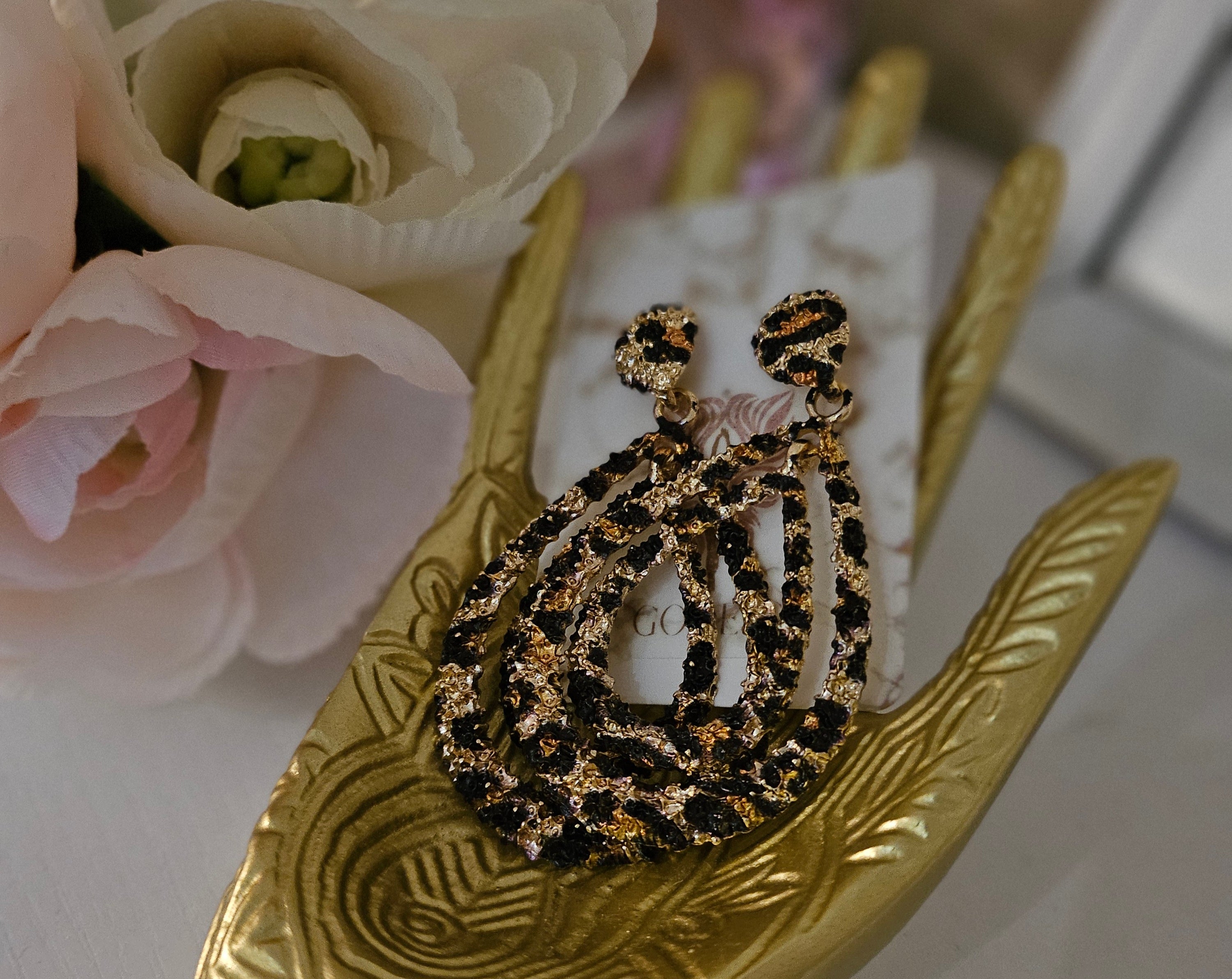 ANIMAL PRINT EARRINGS
