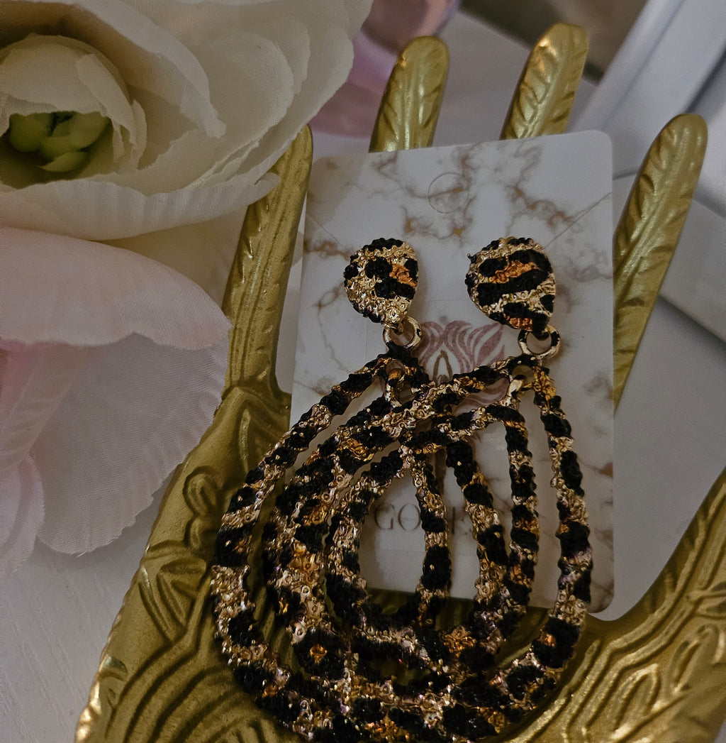 ANIMAL PRINT EARRINGS