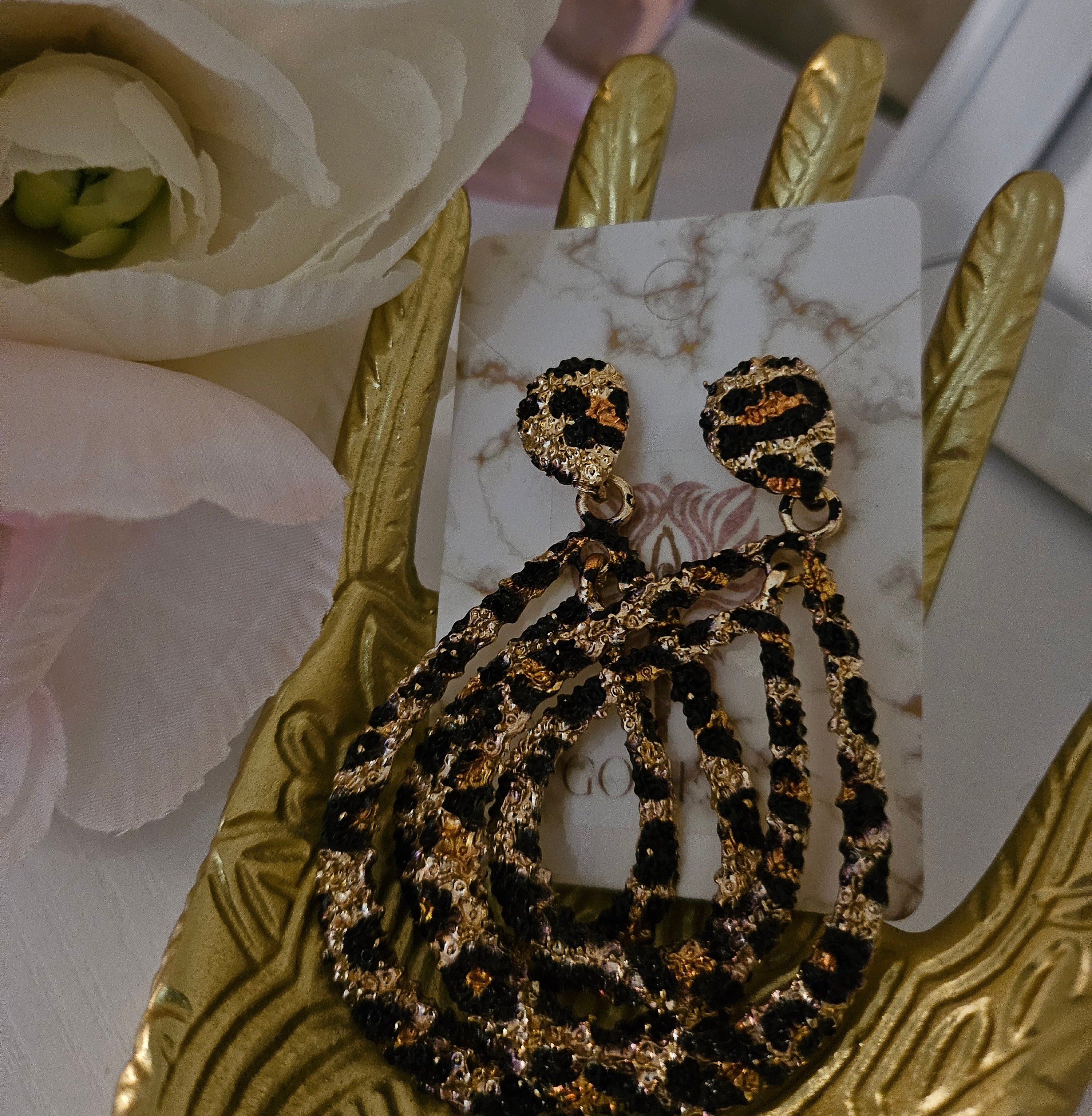 ANIMAL PRINT EARRINGS