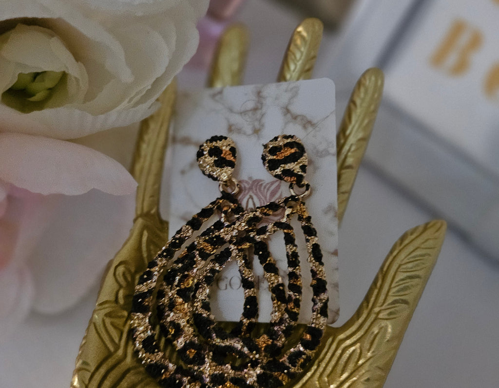 ANIMAL PRINT EARRINGS