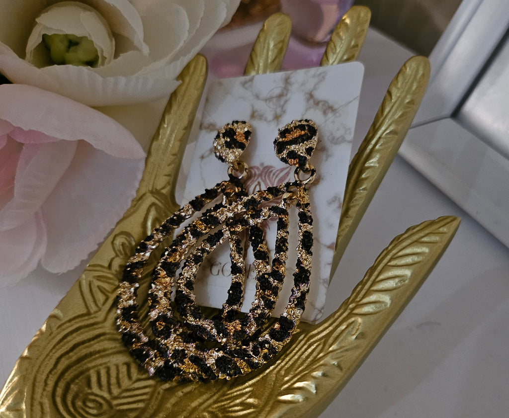 ANIMAL PRINT EARRINGS