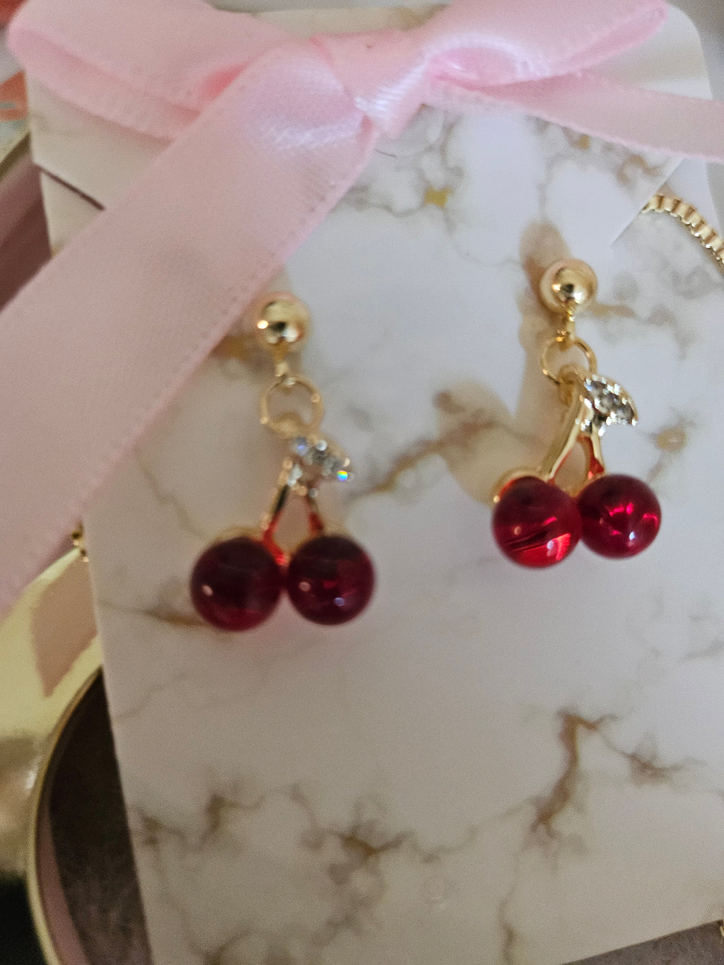 Cherry Necklace Set