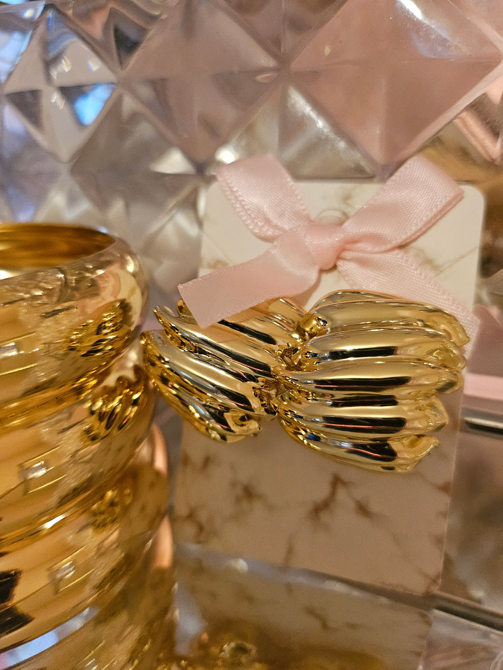 Gold chunky Earrings