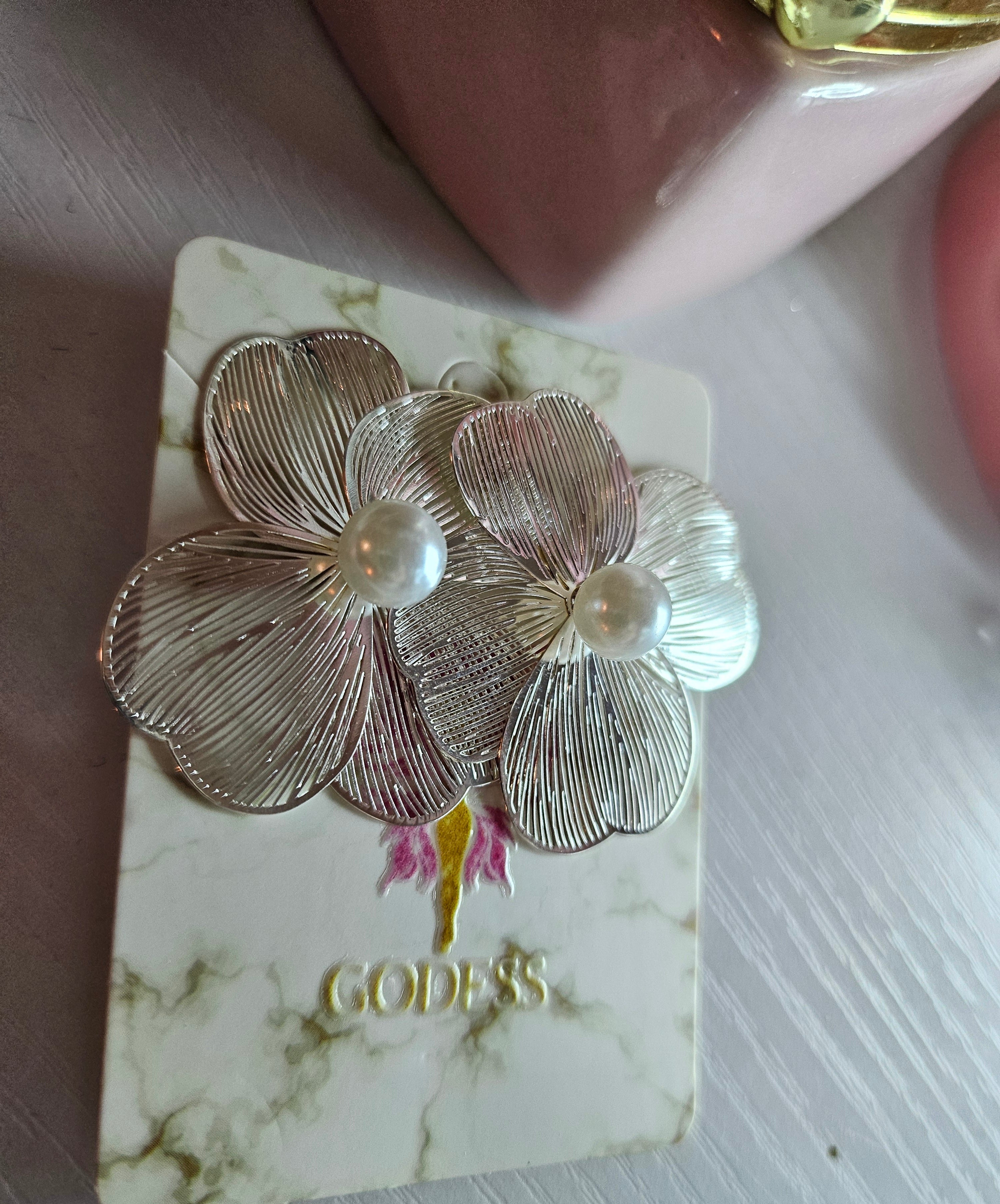 Flowers silver Earrings