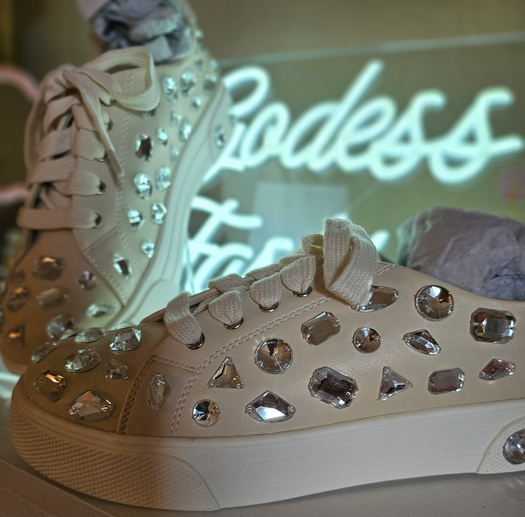 MARYTERE COLLECTIONS:Diamond sneakers