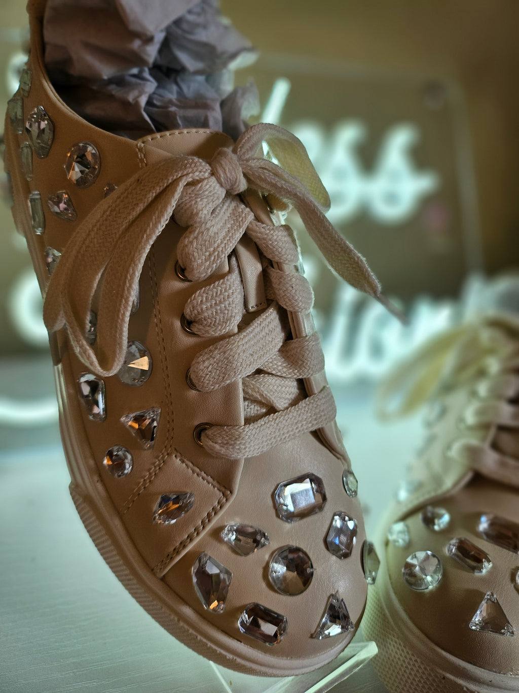 MARYTERE COLLECTIONS:Diamond sneakers