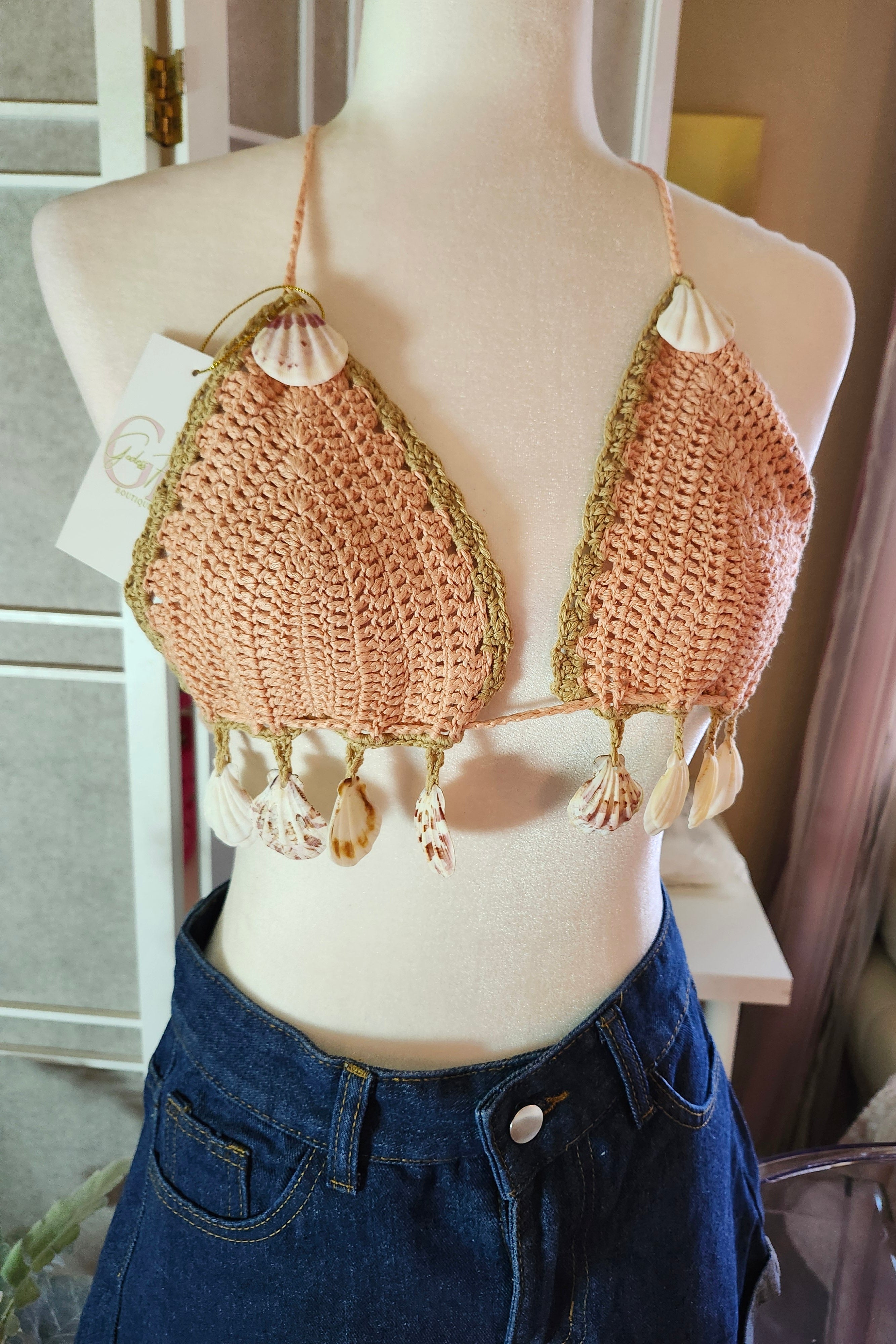 Cara crochet tank top