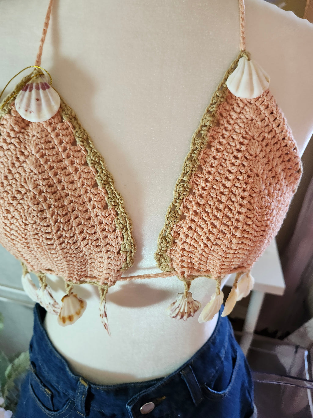 Cara crochet tank top