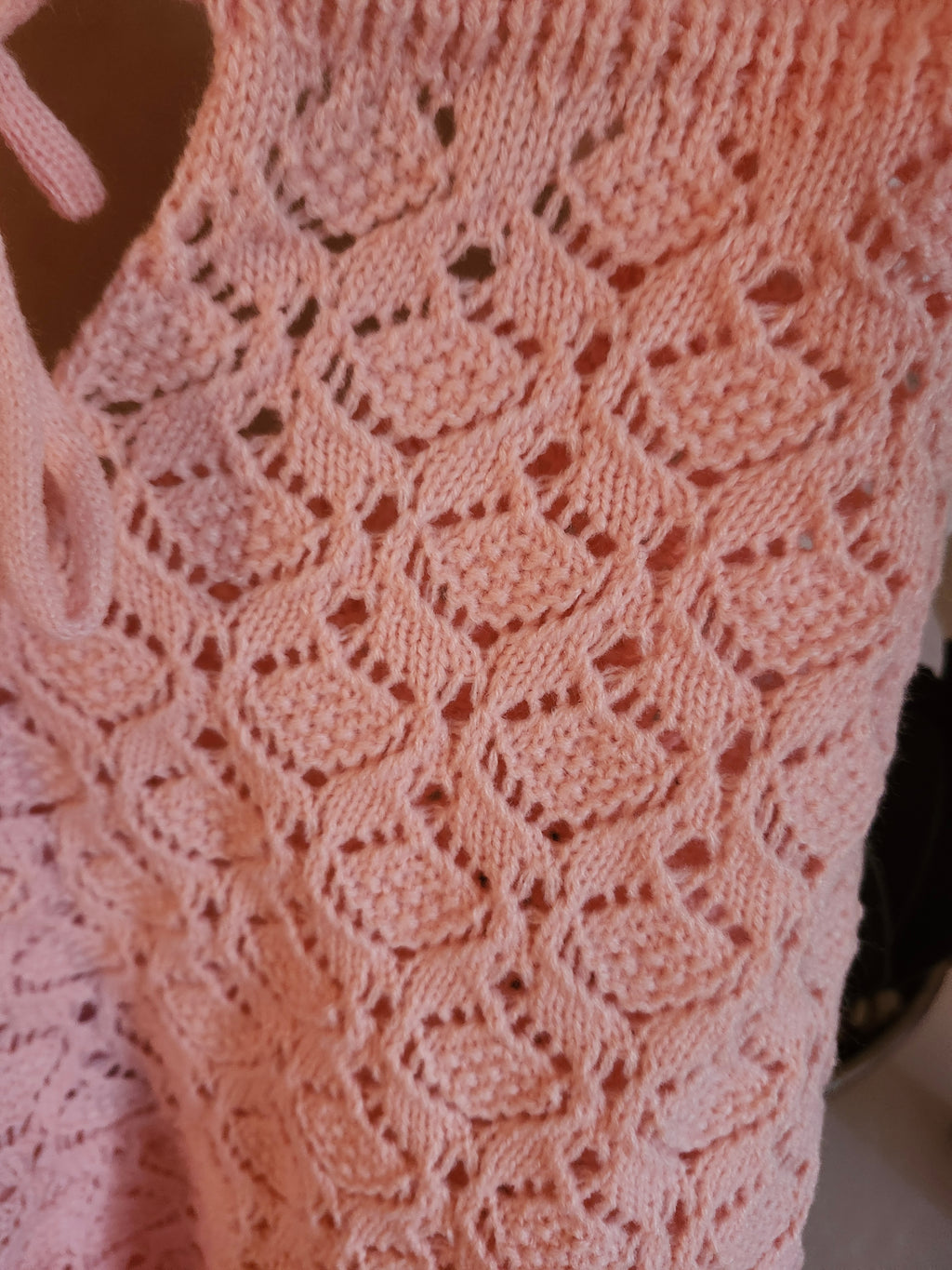 Emma Pink Crochet dress
