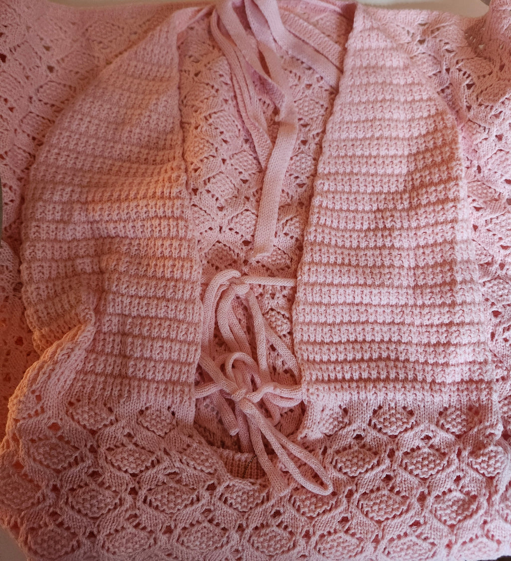 Emma Pink Crochet dress