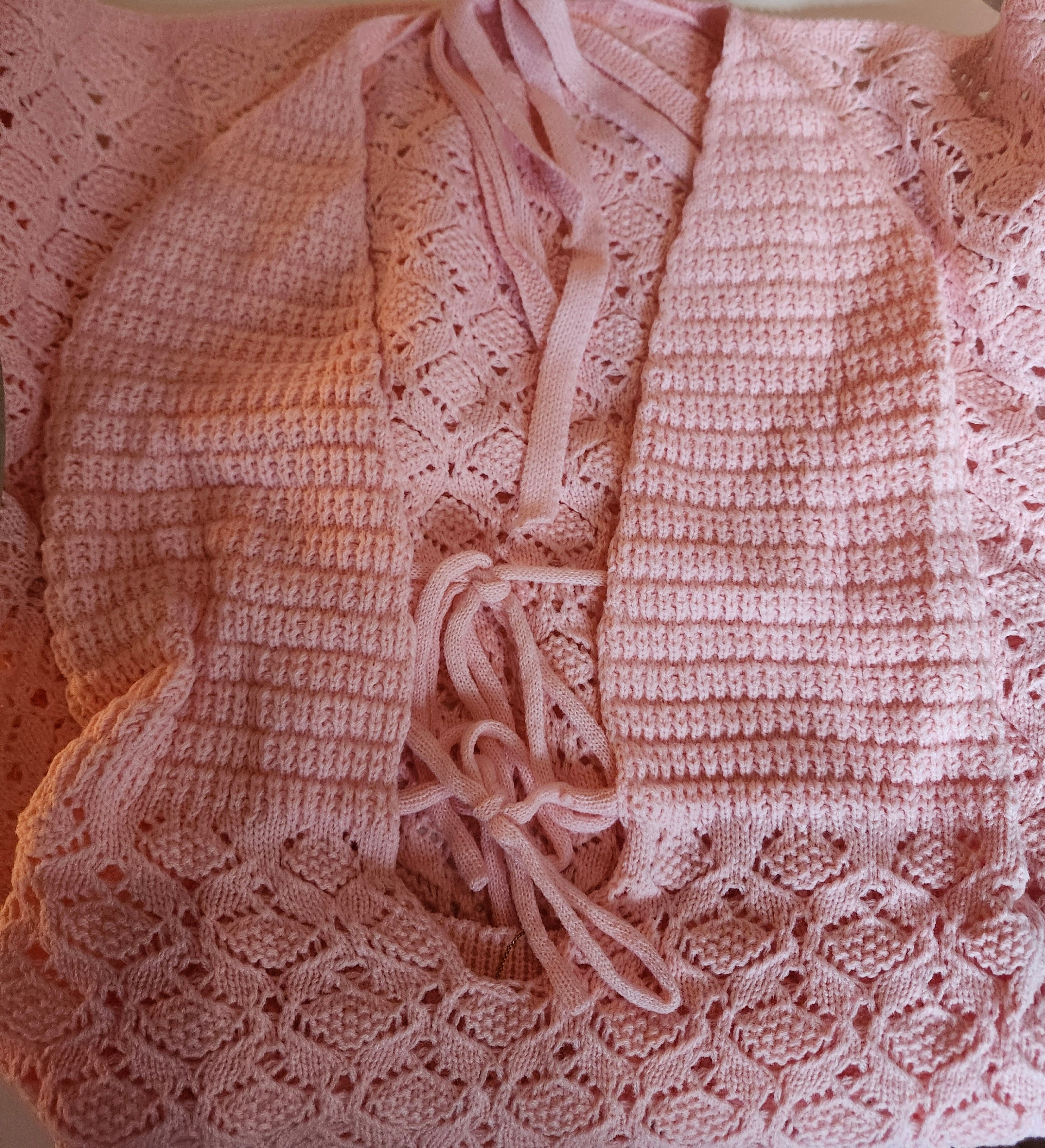 Emma Pink Crochet dress