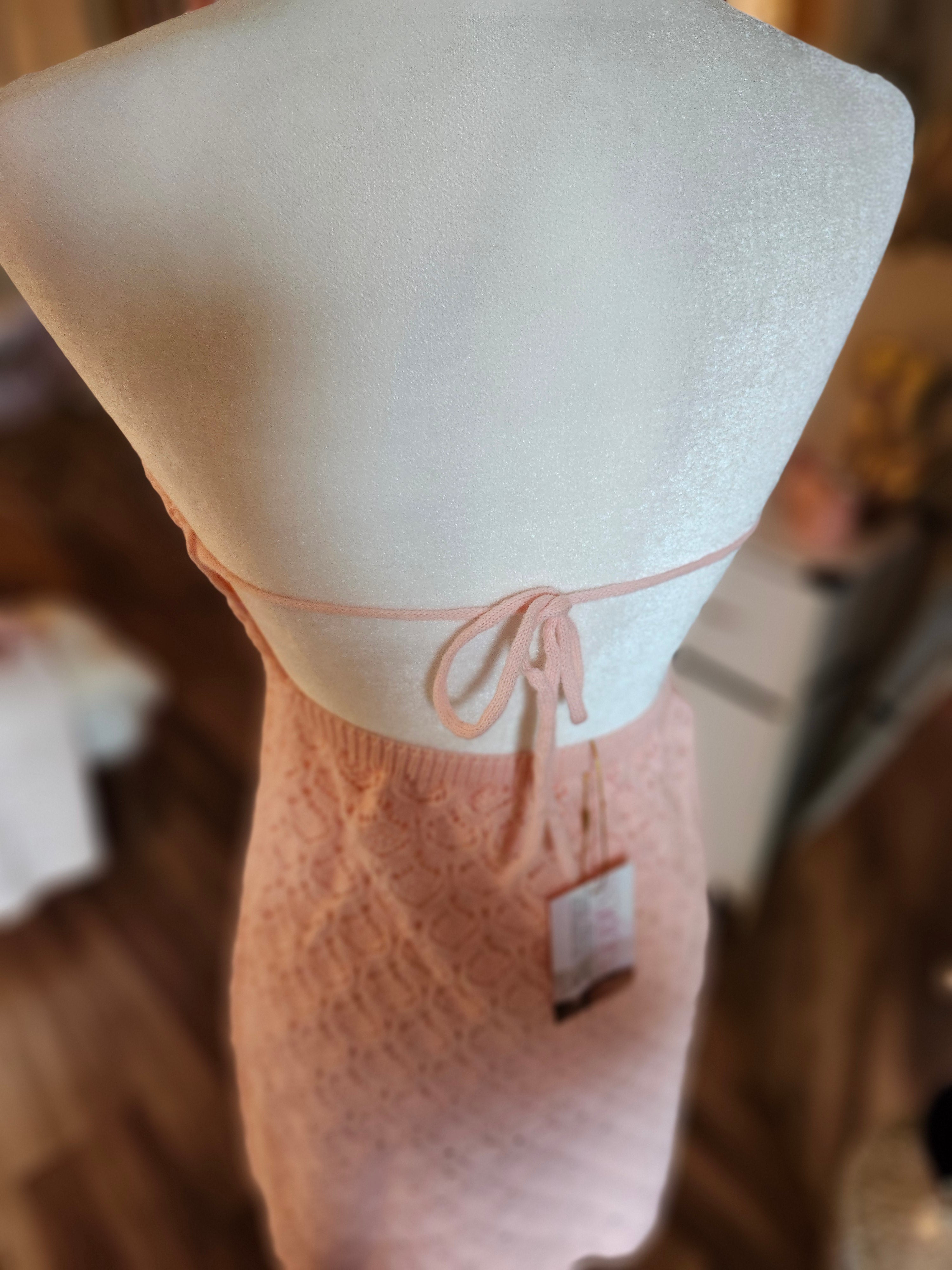 Emma Pink Crochet dress