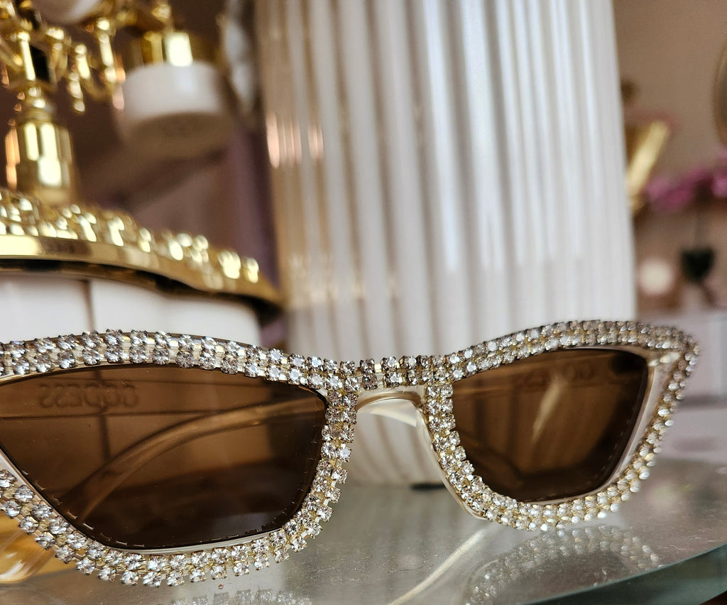 GODESS SUNGLASSES:Shiny Cat SunGlasses