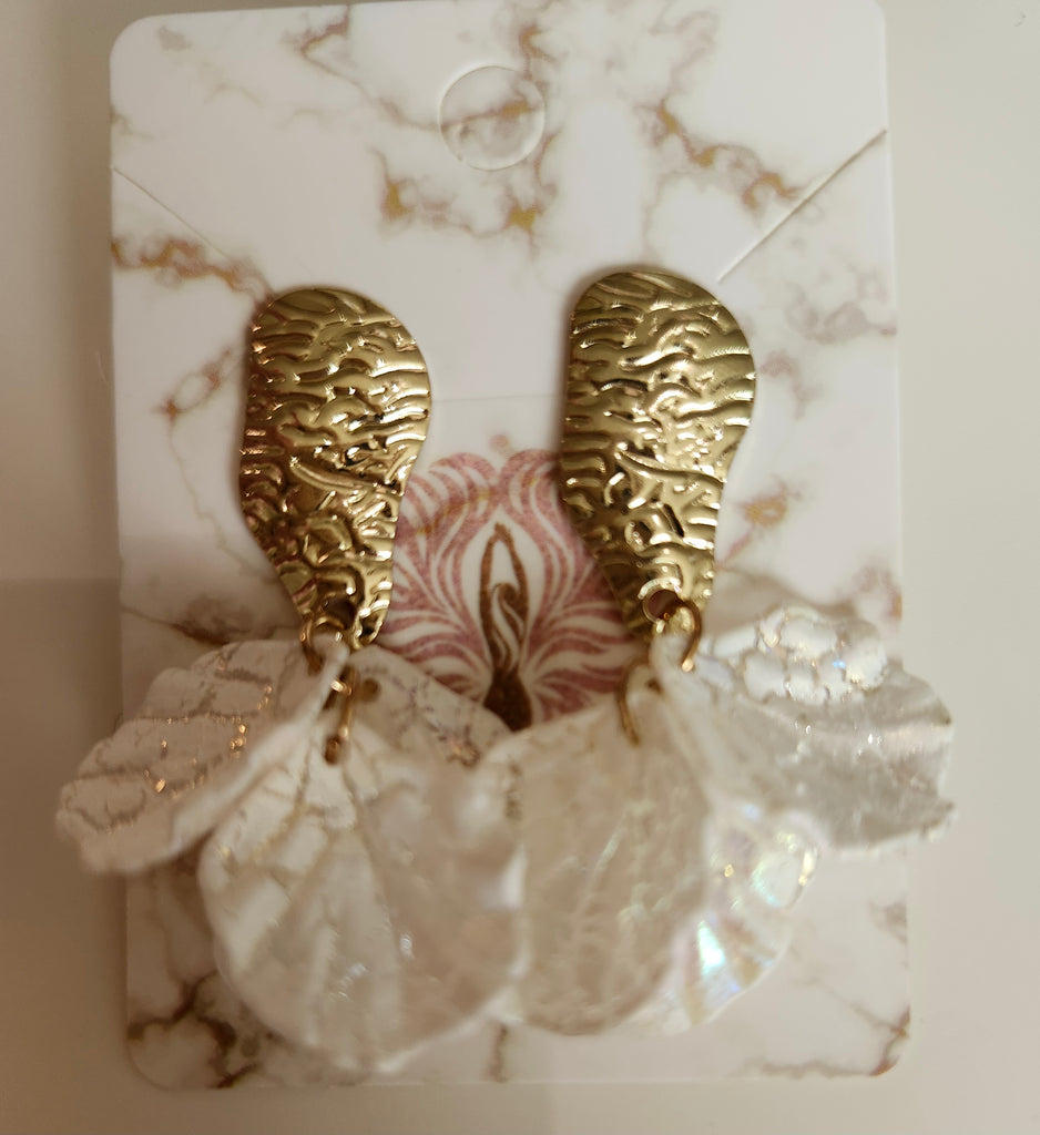 White gold Earrings