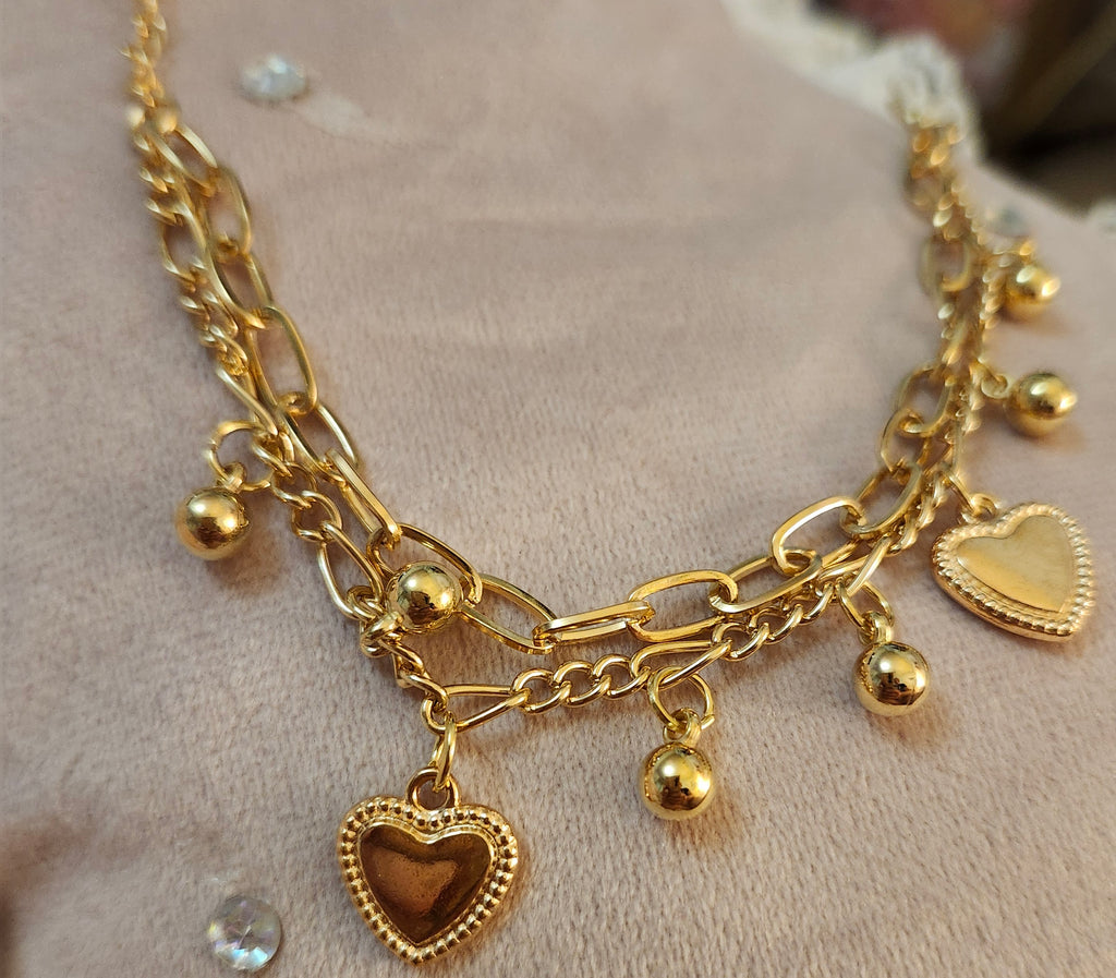 GODESS JEWELS:Heart Bracelet