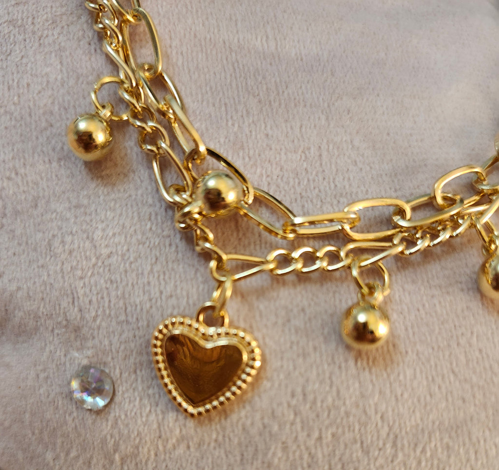 GODESS JEWELS:Heart Bracelet