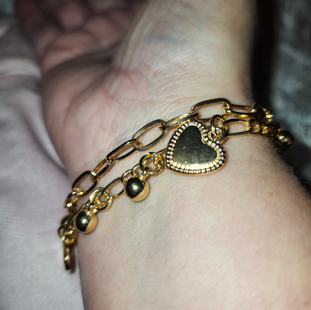 GODESS JEWELS:Heart Bracelet