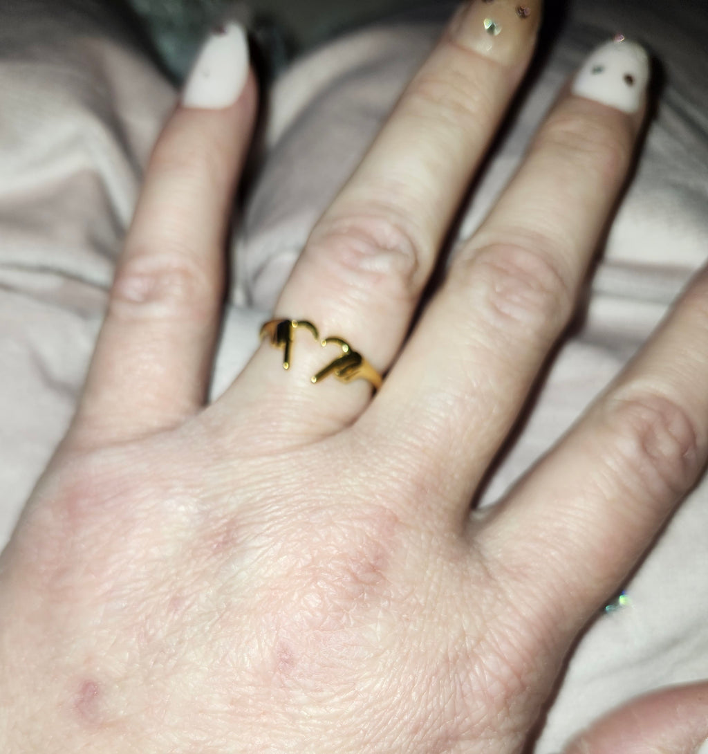 GODESS JEWELS:Love with fingers Ring
