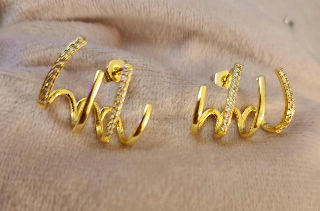 GODESS JEWELS:Diamond Earrings