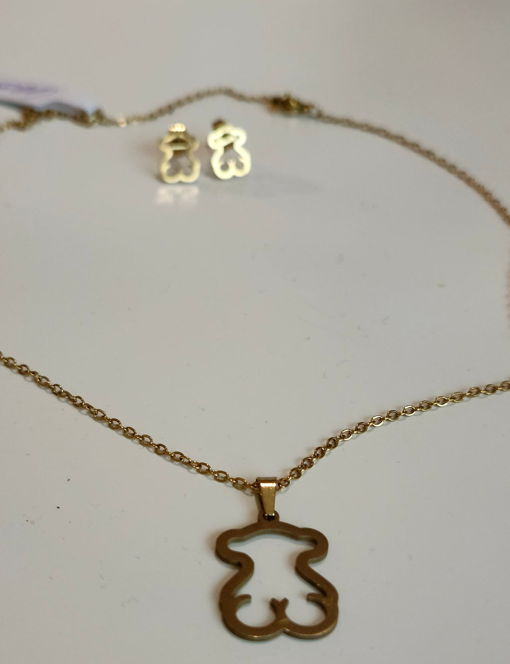 GODESS JEWELS:Bear 316l set