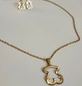 GODESS JEWELS:Bear 316l set