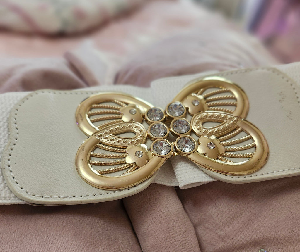 Mariposa blanca belt