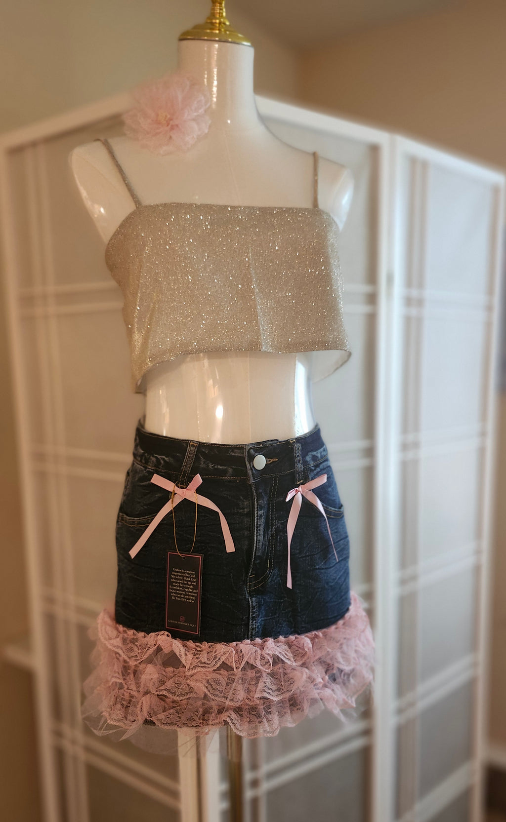 Sandybelle jean skirt