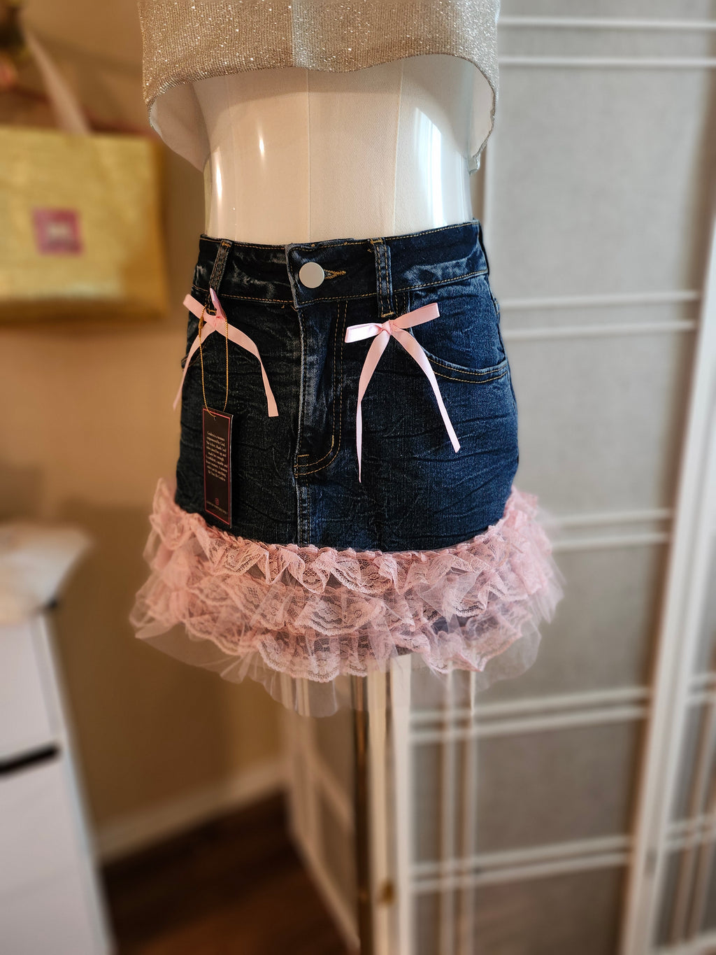 Sandybelle jean skirt