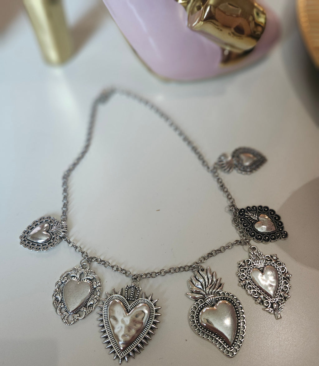 Heart Silver Necklace