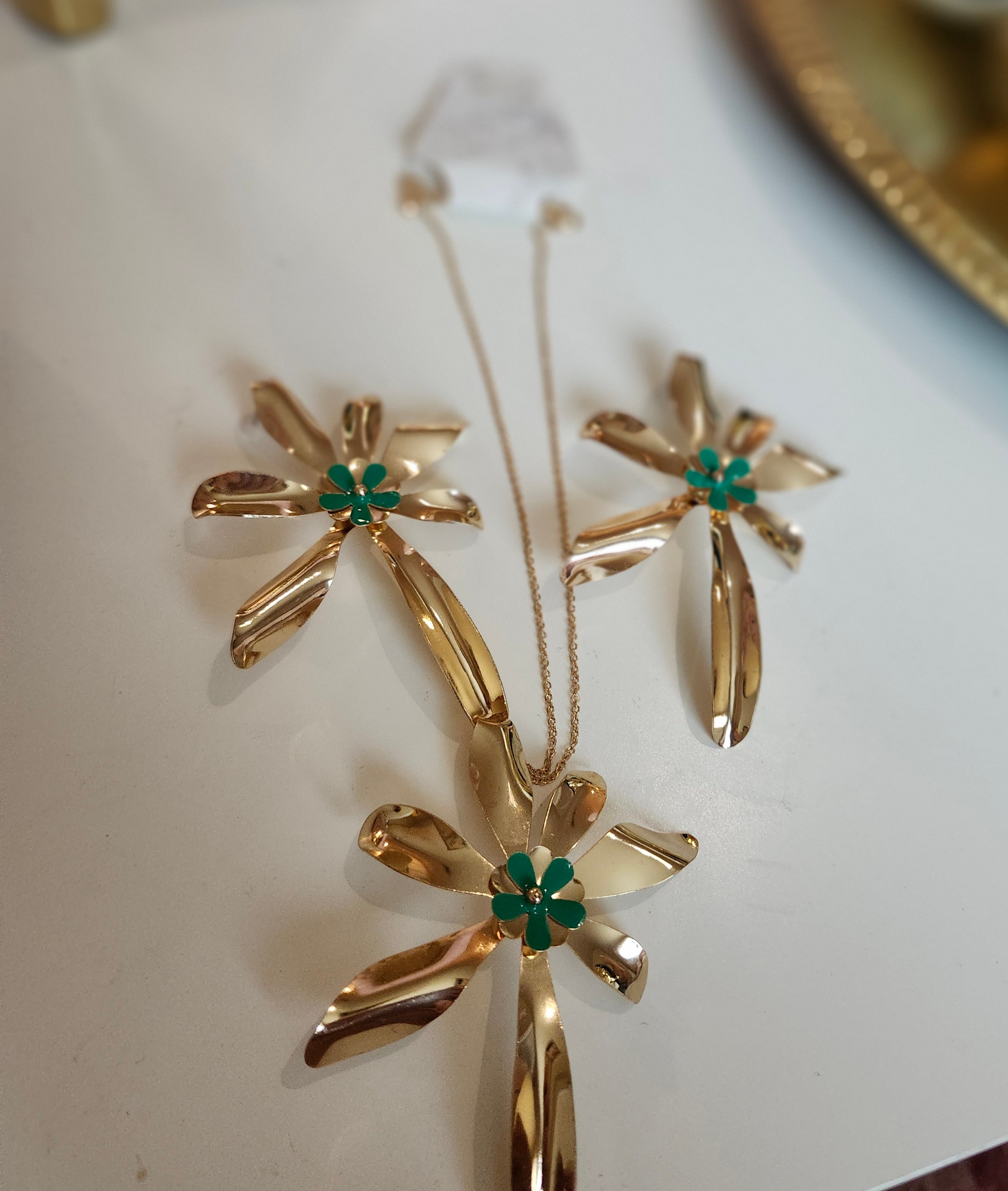 Flower Necklace set
