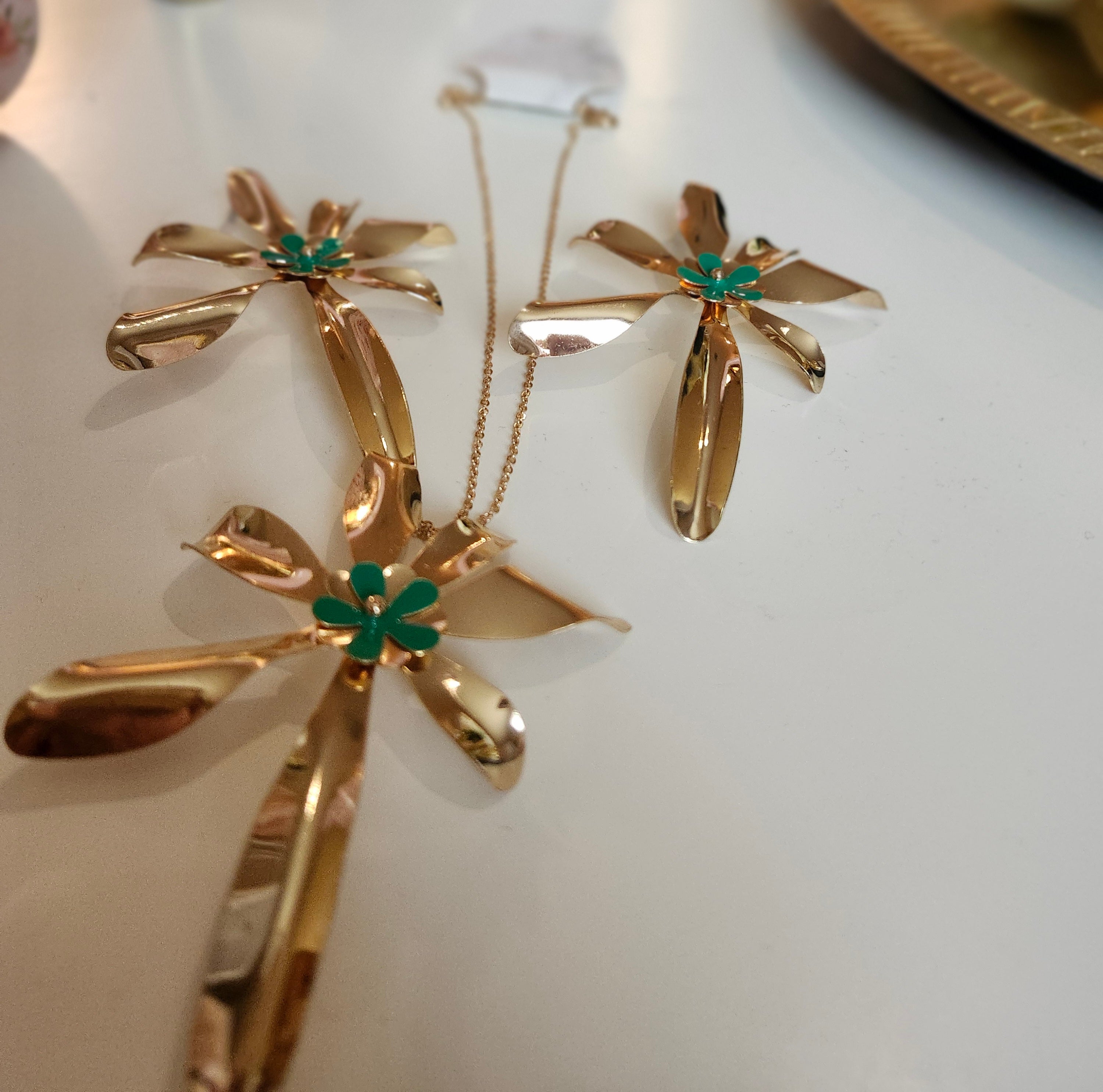Flower Necklace set
