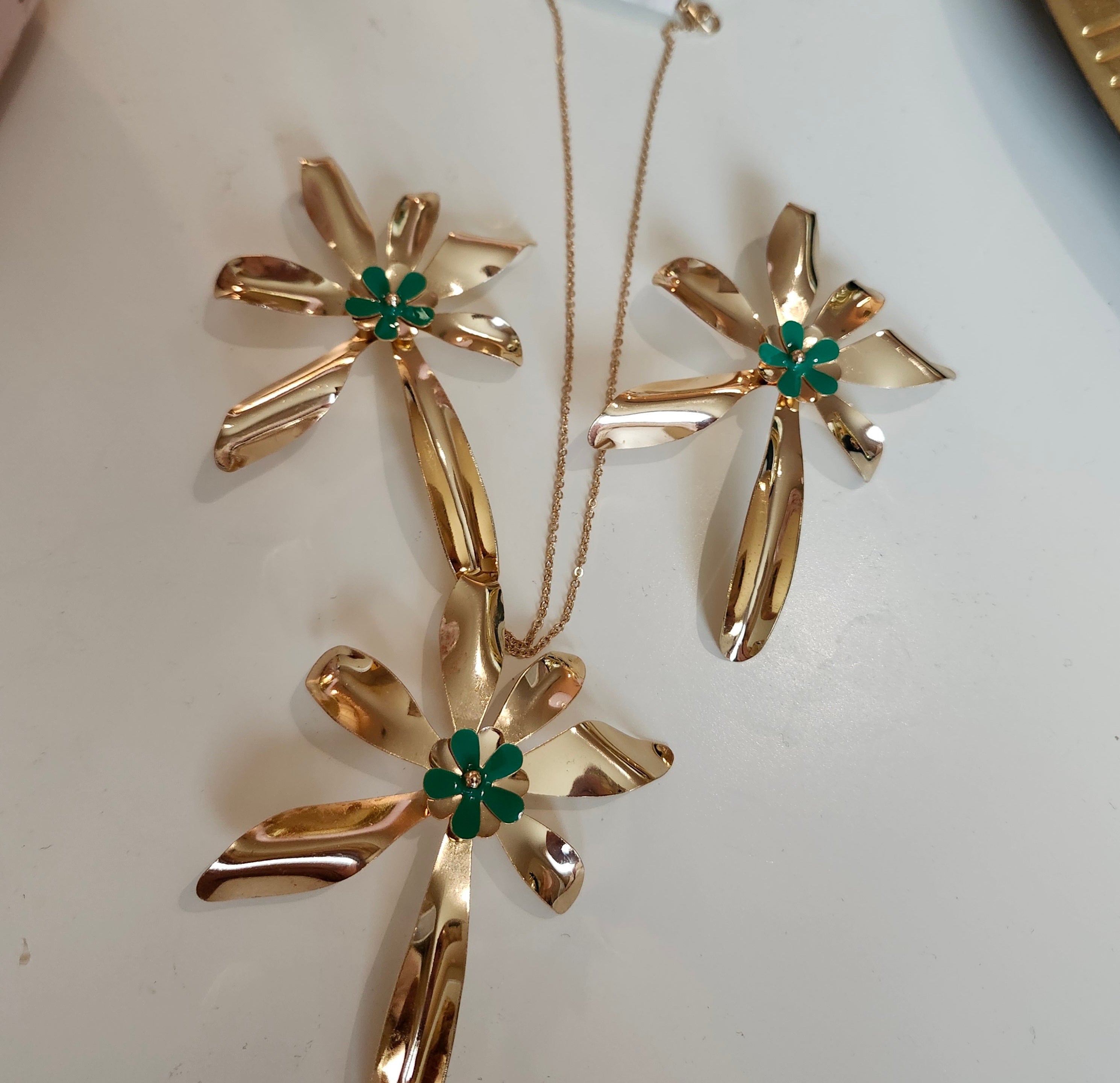Flower Necklace set