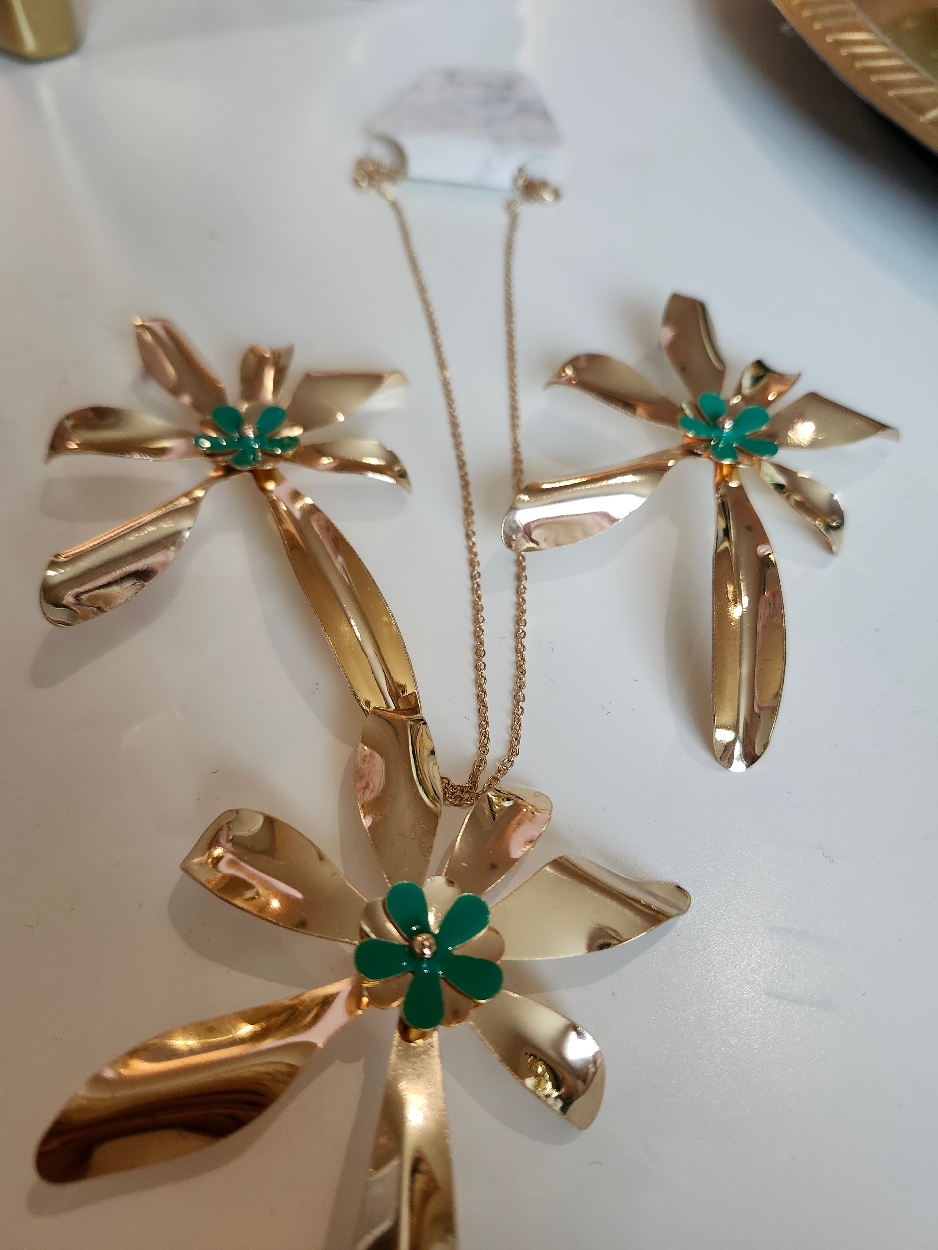 Flower Necklace set