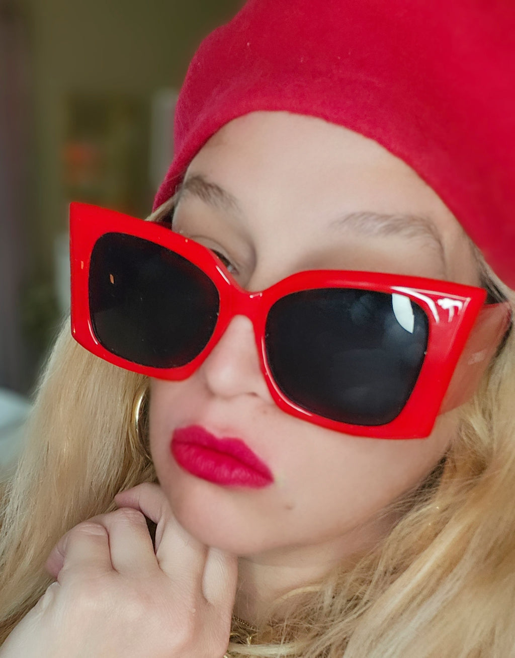 GODESS SUNGLASSES Red Lovers