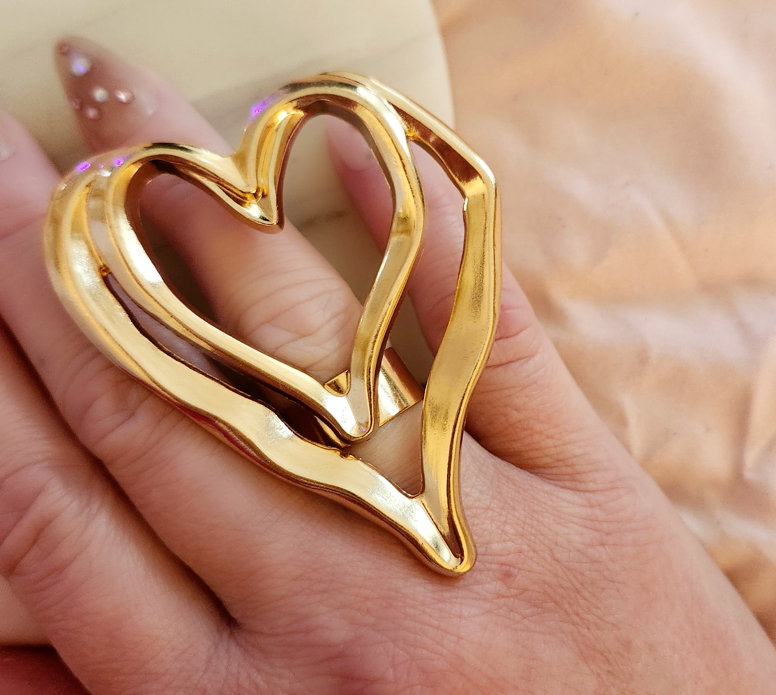BIG HEART RING