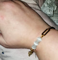 GODESS JEWELS:white Beads Bracelet