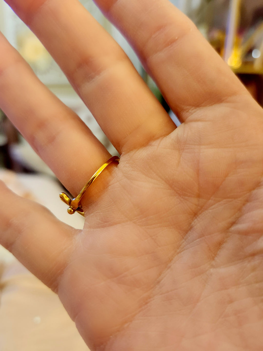 GODESS JEWELS:316L heart Ring