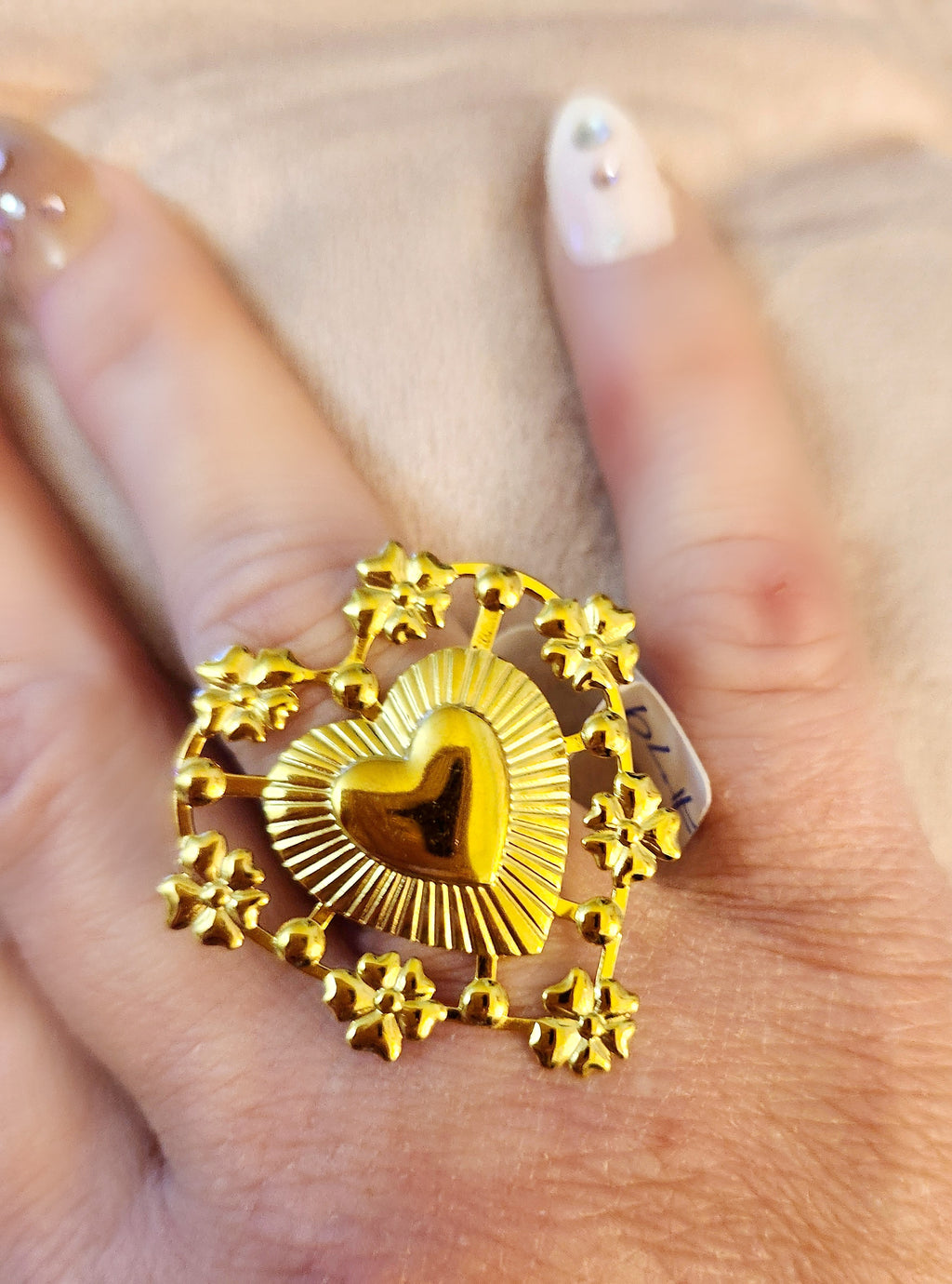 GODESS JEWELS:Heart ring