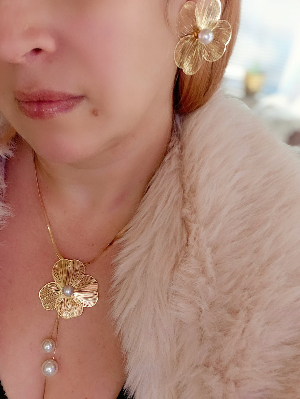 Flowers Necklace set