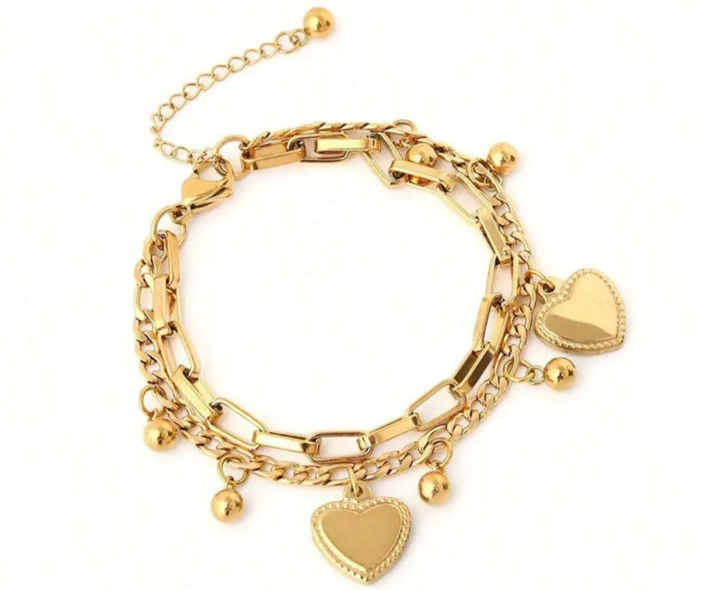 GODESS JEWELS:Heart Bracelet